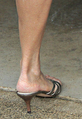 wife in ann taylor heels