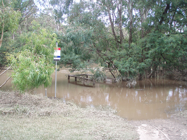 Yarra River after the flooding