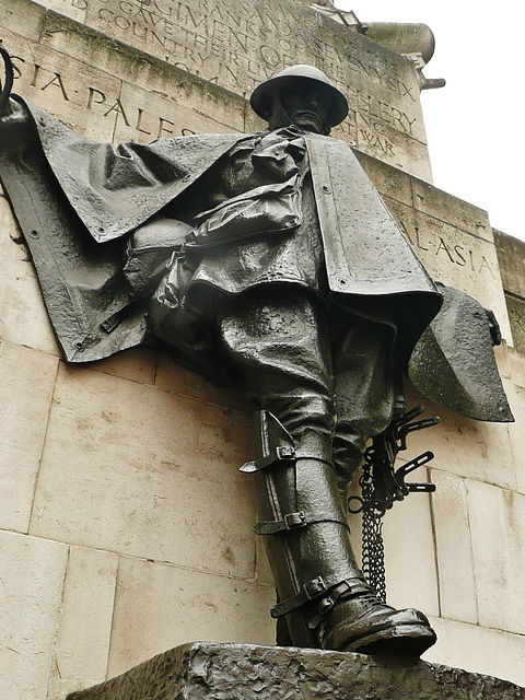 royal artillery monument, hyde park corner, london