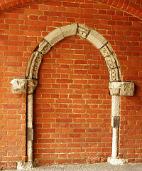 c13th arch from chapel at lincoln's inn, london