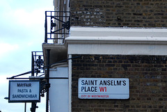 Saint Anselm's Place (formerly Cock Yard)