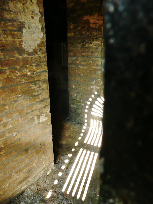 brompton cemetery, london,view inside the catacombs of 1838, built by baud.