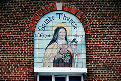Portrait of Saint Theresa in Waterloo (Belgium)