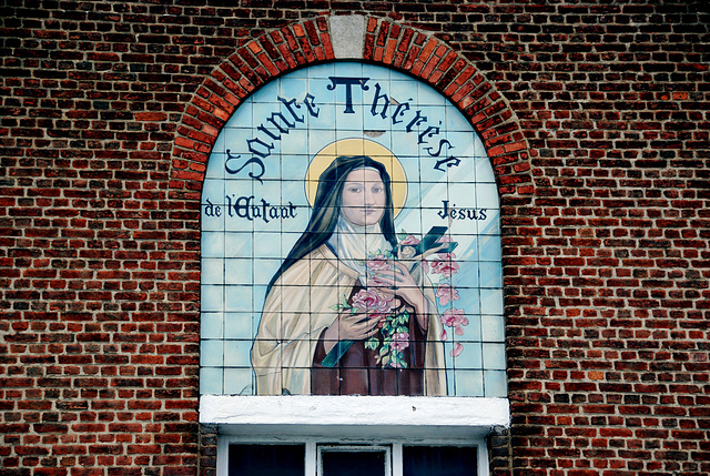 Portrait of Saint Theresa in Waterloo (Belgium)