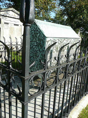 brompton cemetery, london,tomb of frederick leyland, shipwright and patron of the pre-raphaelites, died  1892, designed by burne jones