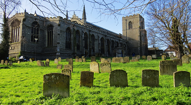 bury st.edmunds, st.mary's church