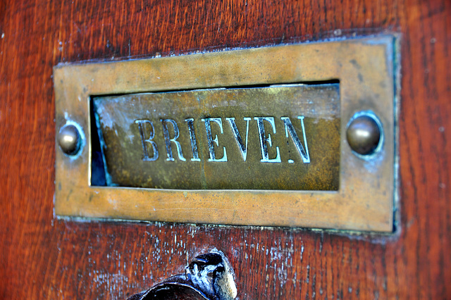 Letter box of the Snouck Hurgronje House