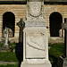 brompton cemetery, london,memorial to lt. rex warneford, v.c., who shot down a zeppelin from his plane. he died in 1915