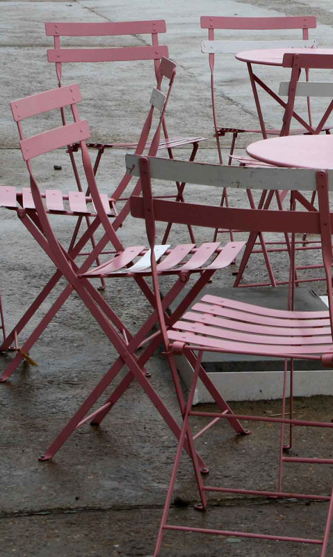 Pink chairs