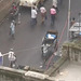 Calcutta Man pulling riksja