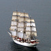 Tall Ships off Skye -aerial