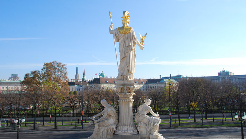 Looking out over Vienna