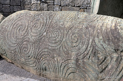 The entrance stone at Newgrange