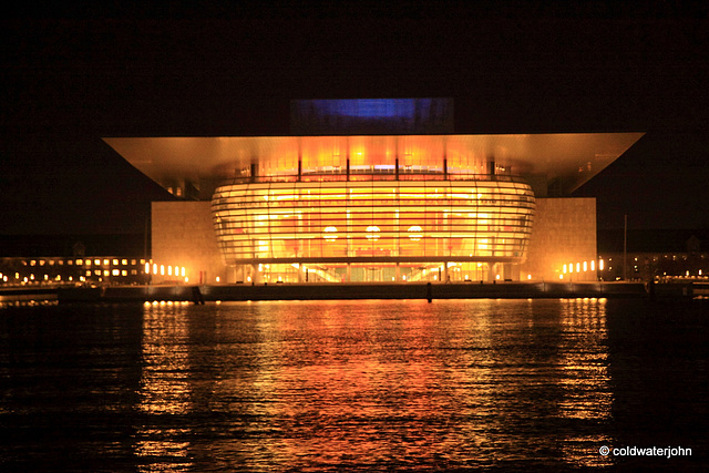 The Opera House across the Waterfront, Copenhagen