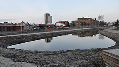 View over the former gasworks terrain