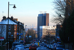 Highgate Hill looking toward Archway