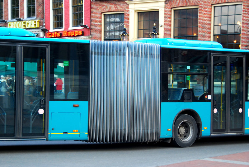 Groningen: Harmonica bus Groningen: Harmonica bus