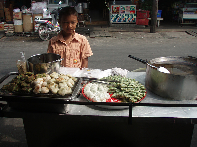 market - snack seller