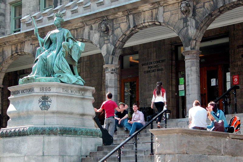 (Students of) McGill University at Montreal, QC, Canada