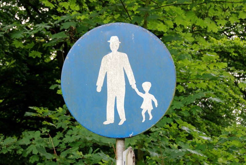 Old footpath sign