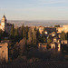 Granada- Alhambra from the Generalife Gardens