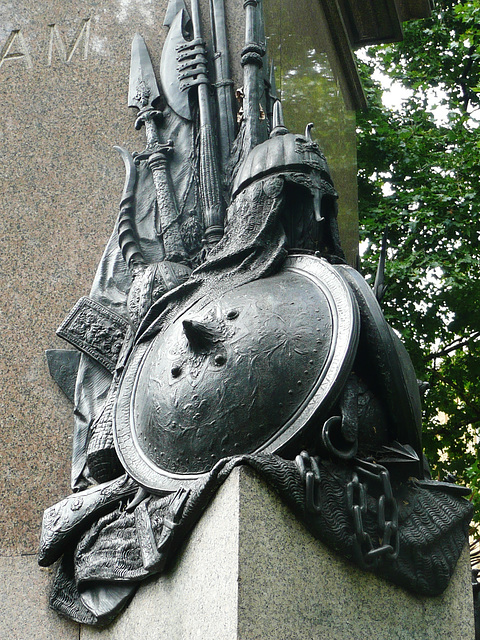 outram statue, embankment, london