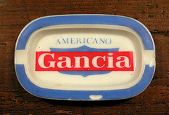 Ashtray series: Americano Gancia ashtray