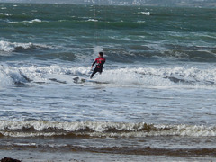 marcher sur les vagues,