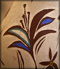 Dews-Janeway Totem: Flower with Blue