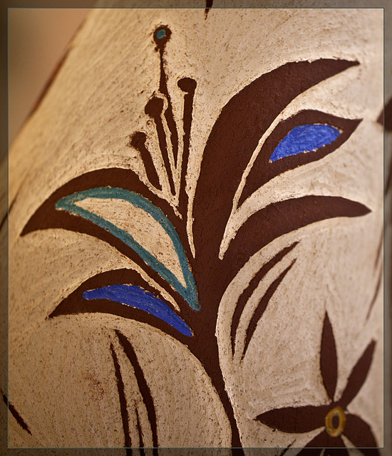 Dews-Janeway Totem: Flower with Blue