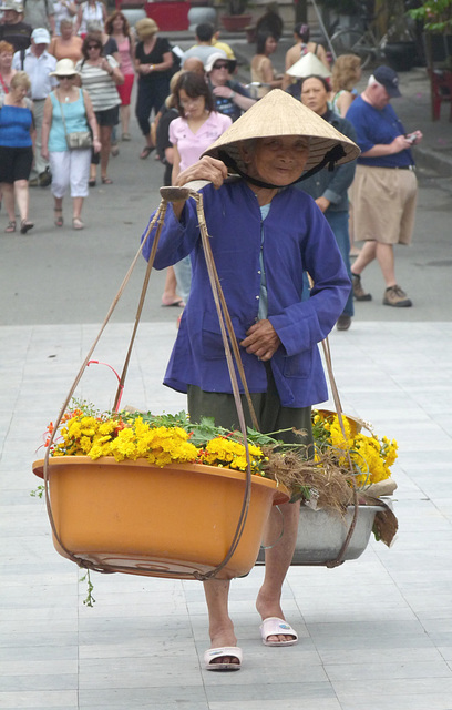 Smiling Flower Seller