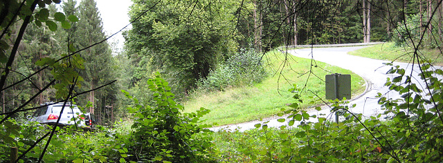 Die Bergstraße von Ebenthal nach Göltschach