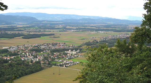 Blick vom Predigerstuhl auf Ebenthal