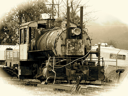 The Miracle of America Museum (Polson, Montana): train