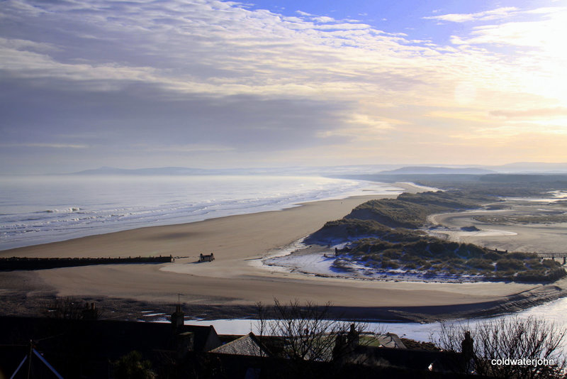 Early winter morning on Lossiemouth beach