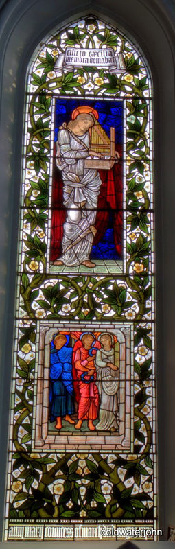 Gordon Chapel's Burne Jones stained glass - HDR