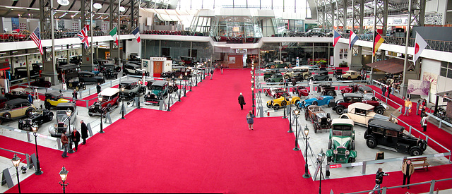 Overview of Autoworld in Brussels