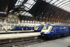 Blackened roof of London Paddington