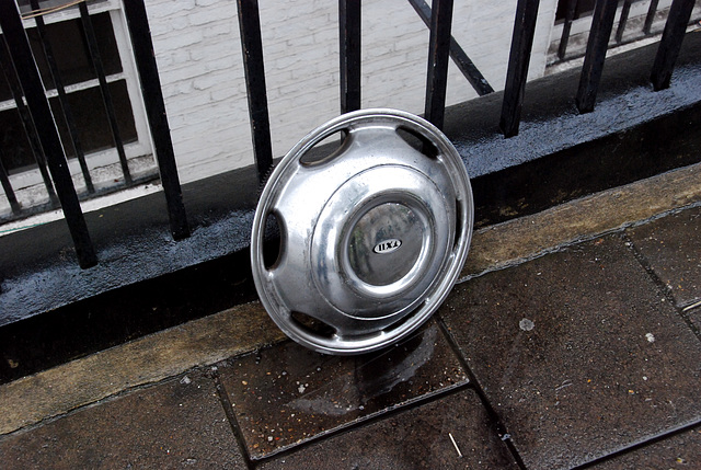 Hubcap of a London Cab