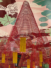 Spiral Incense in the Thien Hau Temple