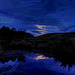 Moonlight on pond