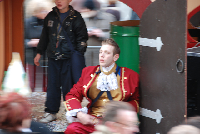 Carnaval boy in Leuven, Belgium