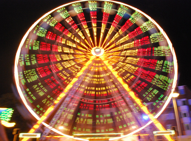 Leiden's Relief festivities: Ferris wheel