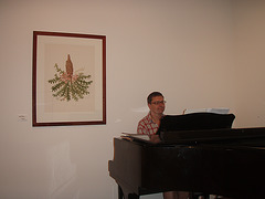 Scott in the Celia Rosser Gallery