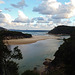 high tide at Tidal River in the evening