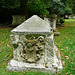 anna cromwell's tomb, st.george's gardens, bloomsbury, london