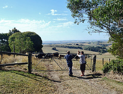 Geoff and Robert talk farm stuff