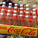 Oldtimer day at Ruinerwold: Coca-Cola bottles