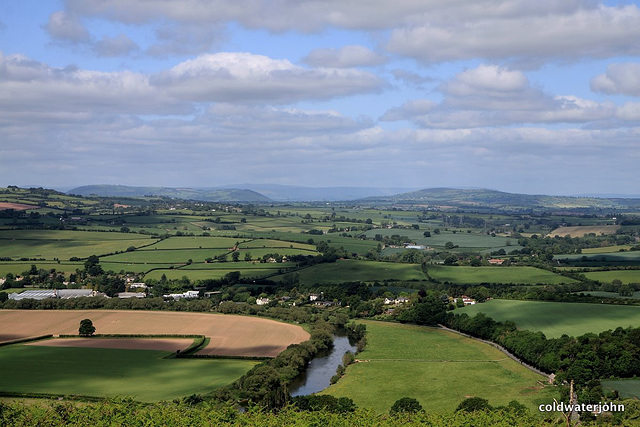 The Wye Valley from high on Coppett's Hill