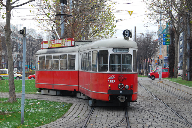 Line 9 turning a corner